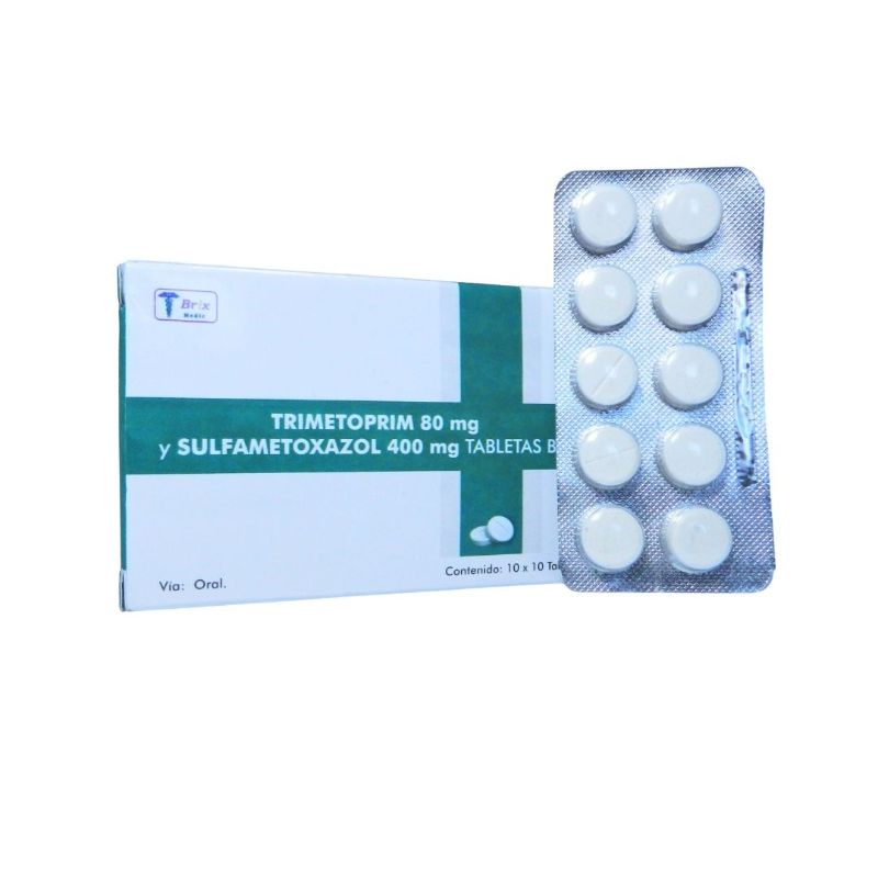 TRIMETOPRIM SULFAMETOXAZOL 80-400MG TAB X 10 (DROTAFARMA)